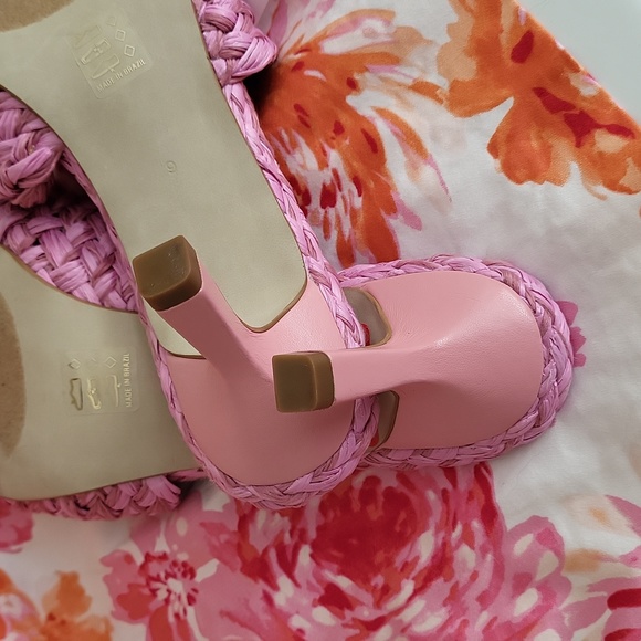 Raffia sandals sz.9 - Picture 5 of 9